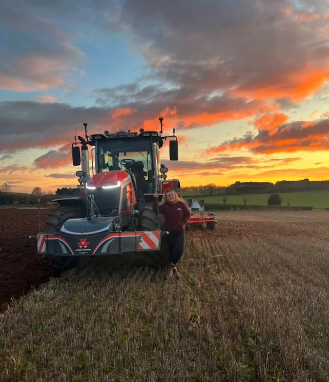 Customer tractor with a TractorBumper