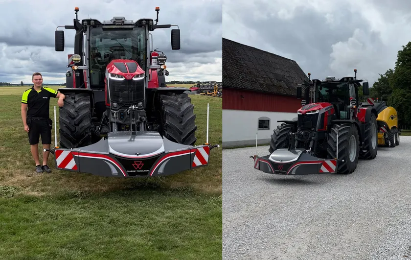 Massey Ferguson with TractorBumper