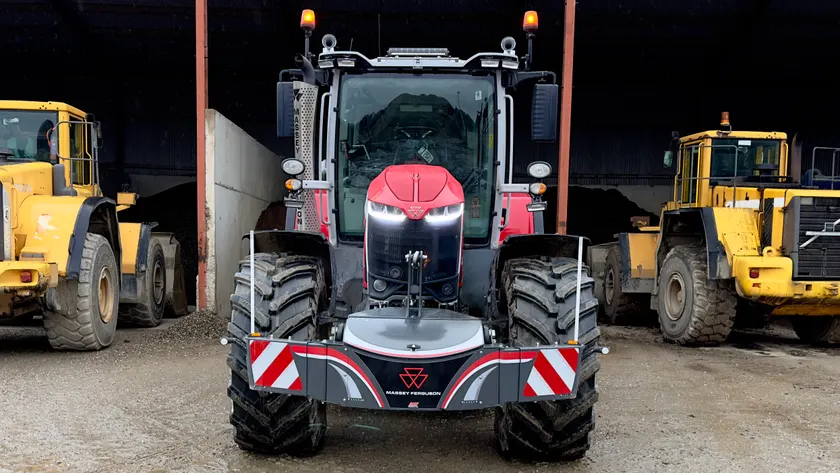 Massey Ferguson with TractorBumper