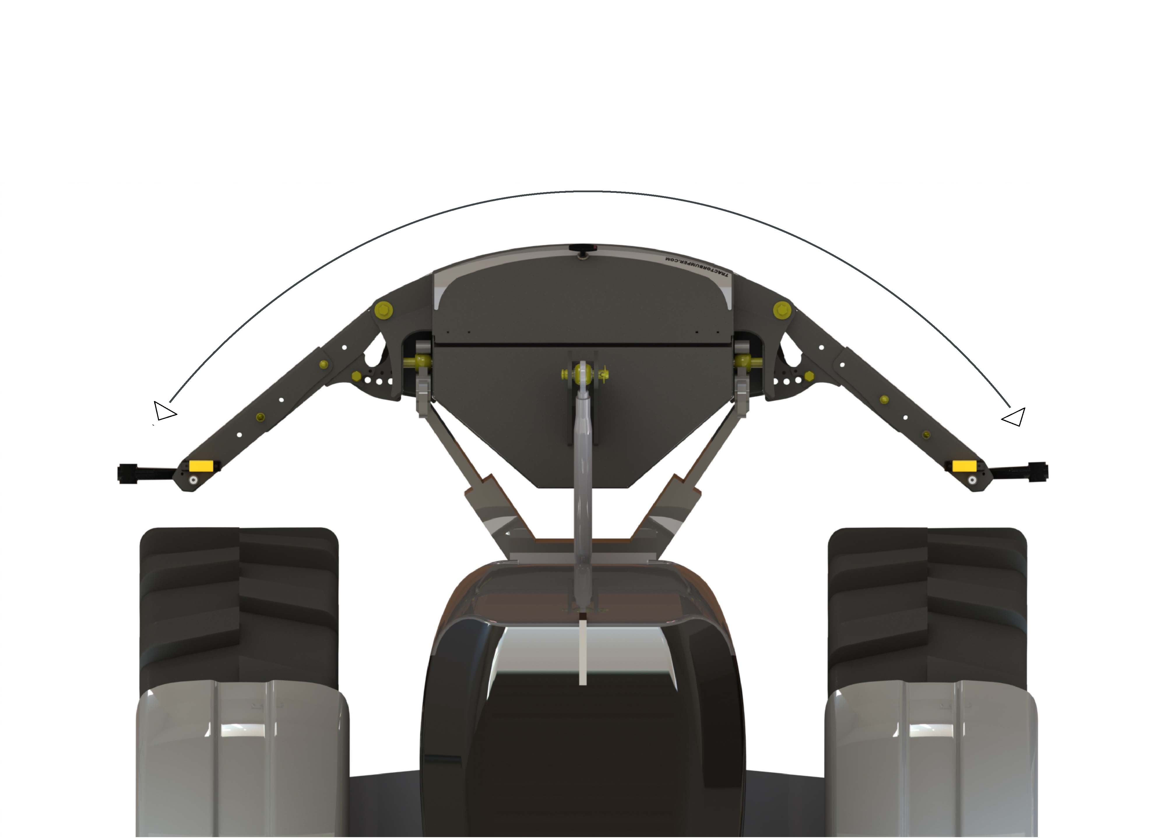 el tractorbumper es aerodinámico y no tiene piezas que sobresalgan
